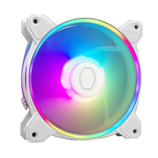  Cooler Master MFL-B2DW-213P2-R2  Case Fan  12cm  MasterFan MF120 Halo2  Hűtő ventilátor Fehér 