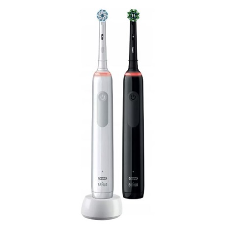 Oral-B PRO 3900 DUO WHITE/BLACK Elektromos fogkefe Oral-B PRO 3900 DUO WHITE/BLACK Elektromos fogkefe