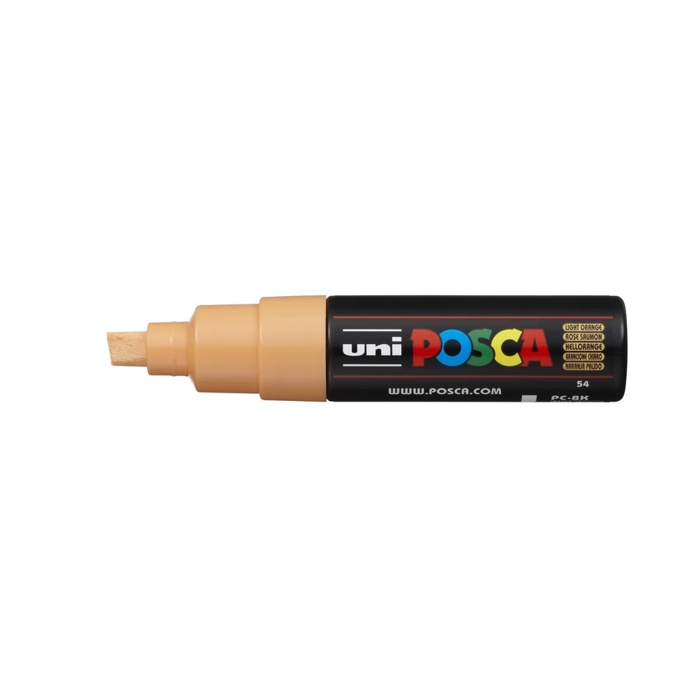 Uni Dekormarker 8mm,  Posca PC-8K világos narancs (2UPC8KVN)