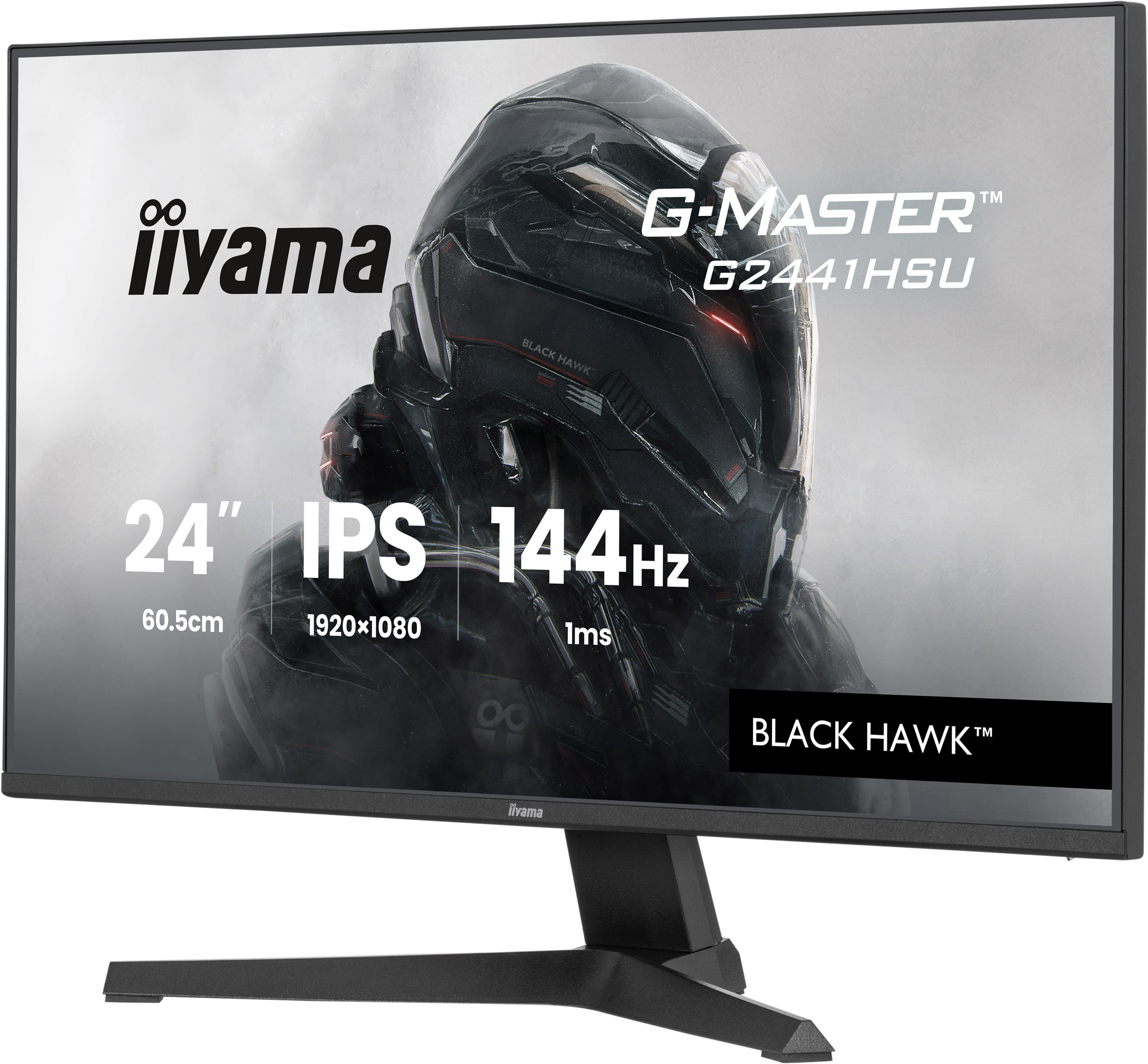 iiyama 23,8" G-Master G2441HSU-B1 IPS LED Monitor - 1920x1080, Full HD, 144Hz, 1ms, Hangszóró, Fekete