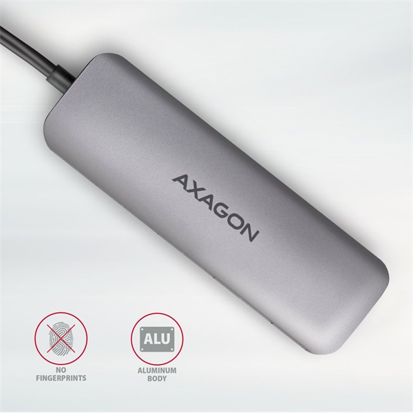 Axagon HMC-HCR3A SuperSpeed USB-C Combo 5in1 Hub