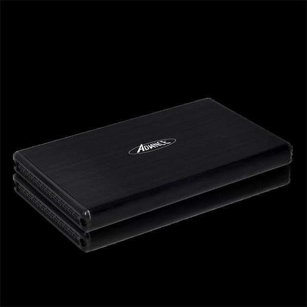 Advance STEELDISK 2.5" Külső HDD/SSD Ház Fekete 