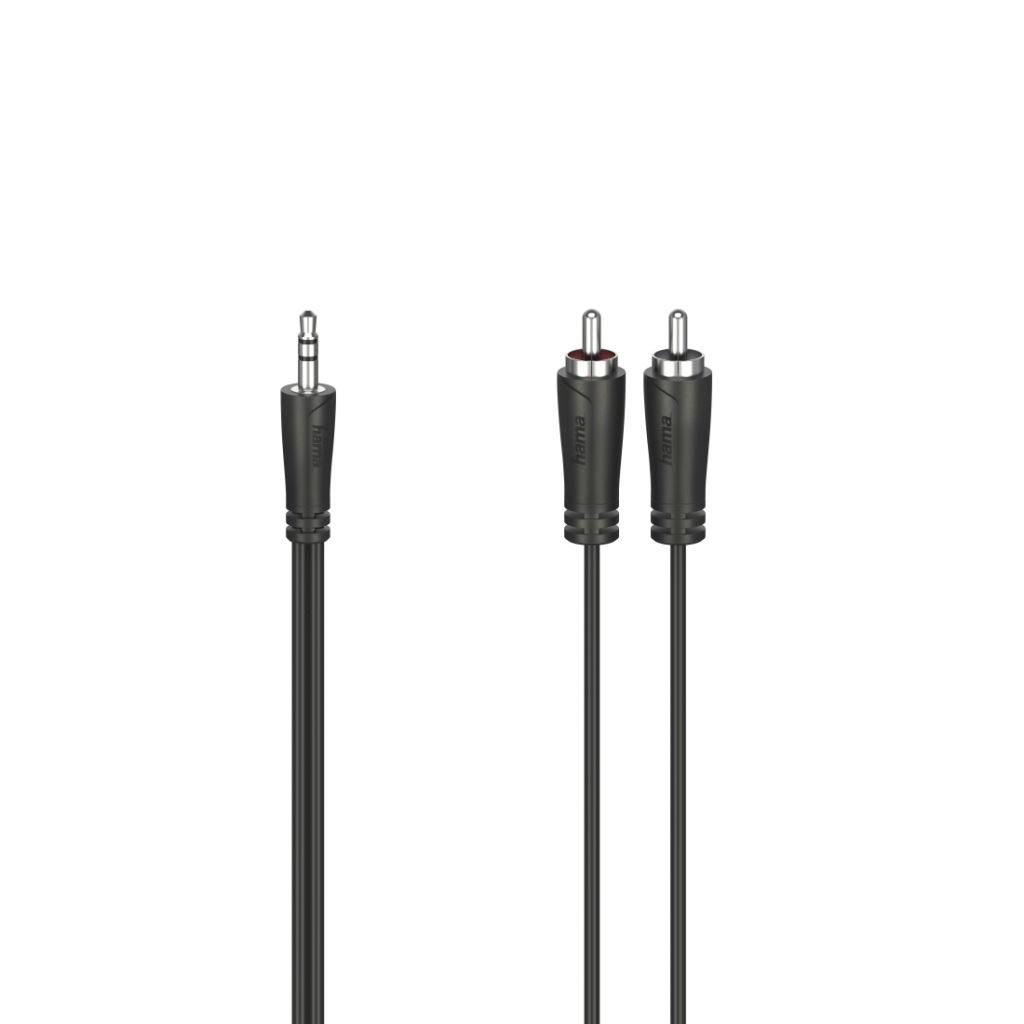 Hama 3.5mm Jack - 2 x RCA összekötő kábel 3m (205111)