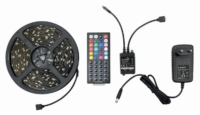 Gembird LED-S-RGB500-01 RGB LED szalag 5m  