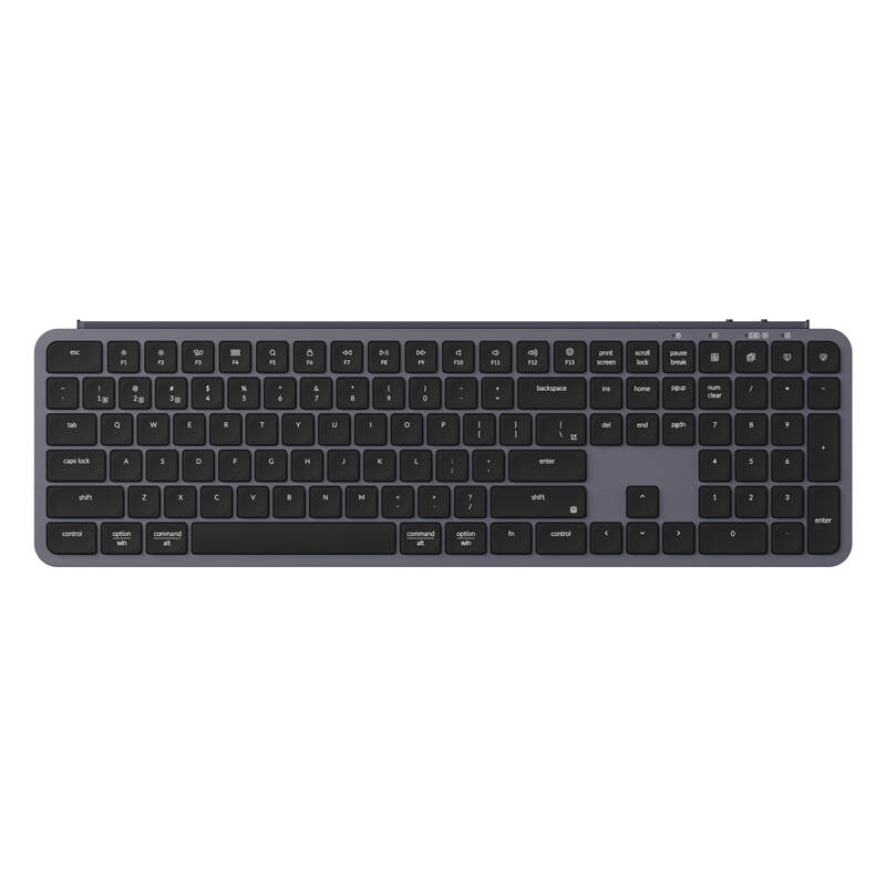 Ultra Slim Keychron B6 Pro 2.4G vezeték nélküli billentyűzet (szürke) [B6P-K1].