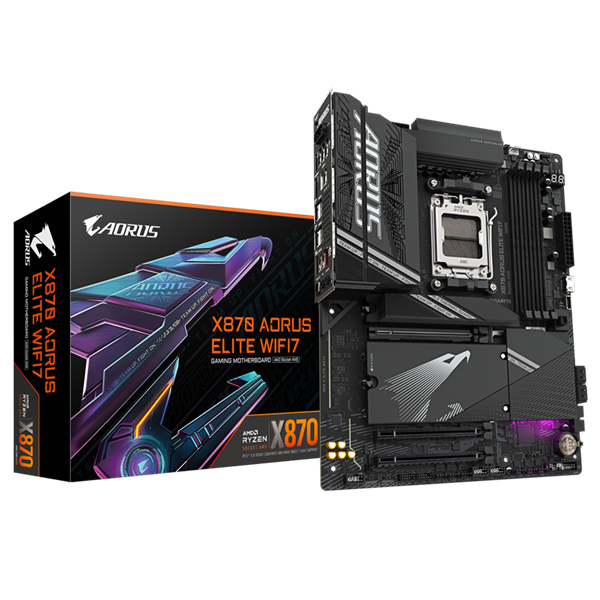 GIGABYTE AM5 X870 AORUS ELITE WIFI7 AMD X870 ATX Alaplap GIGABYTE AM5 X870 AORUS ELITE WIFI7 AMD X870 ATX Alaplap