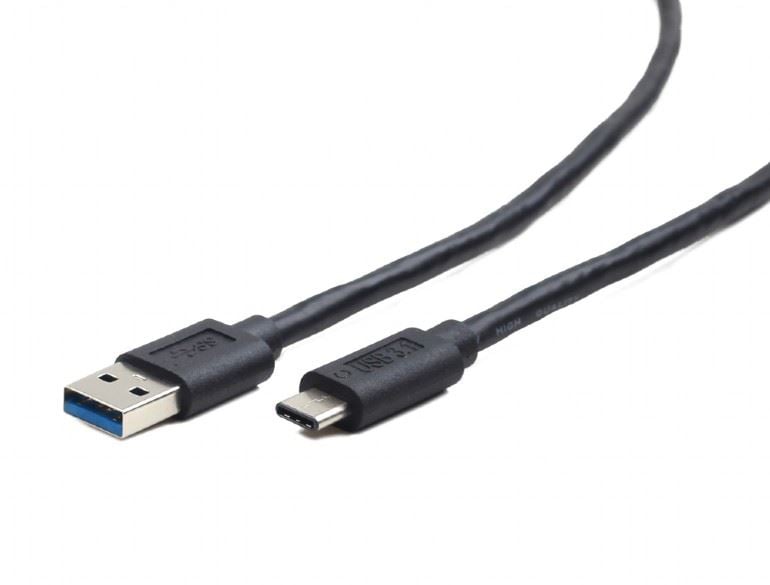 Gembird Cablexpert USB 3.0 AM --> Type-C (AM/CM) kábel 1m fekete (CCP-USB3-AMCM-1M) Gembird Cablexpert USB 3.0 AM --> Type-C (AM/CM) kábel 1m fekete (CCP-USB3-AMCM-1M)