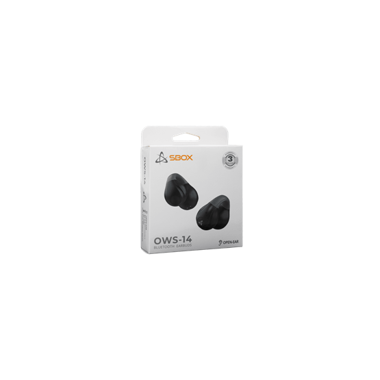  SBOX EB-OWS14-B bluetooth v5.3 earbuds fülhallgató mikrofonnal  BR+EDR+BLE Fekete