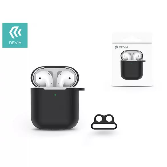 Devia ST326752 AirPods v.2 védőtok fekete
