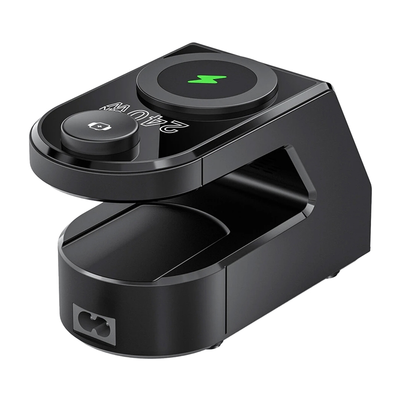 Blitzwolf BW-FW10 2xUSB-A  4xUSB-C  240W ébresztőóra töltővel