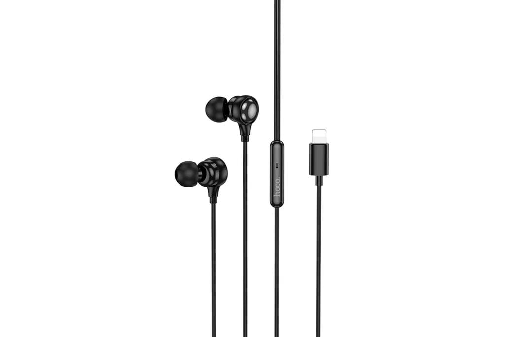 Hoco M116 Benevolent Lightning vezetékes headset fekete (PM037651)
