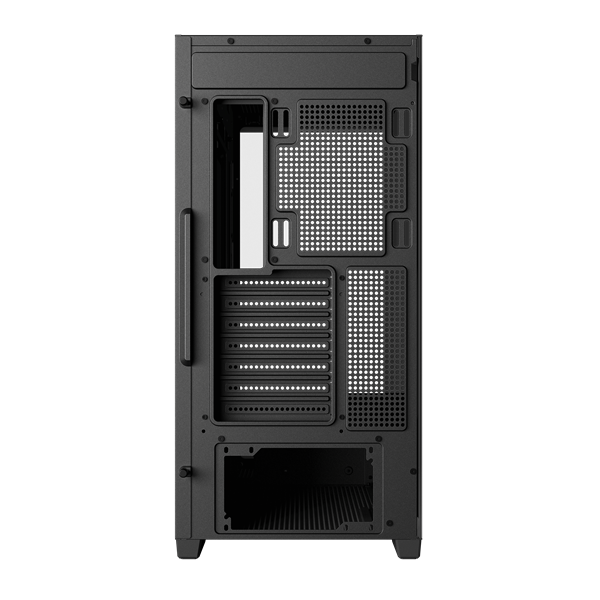 DeepCool Számítógépház CG580 fekete  ablakos  venti nélkül 