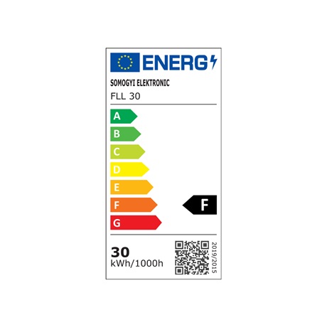 Somogyi FLL 30 LED fényvető, 30W, 2400 lm, IP65