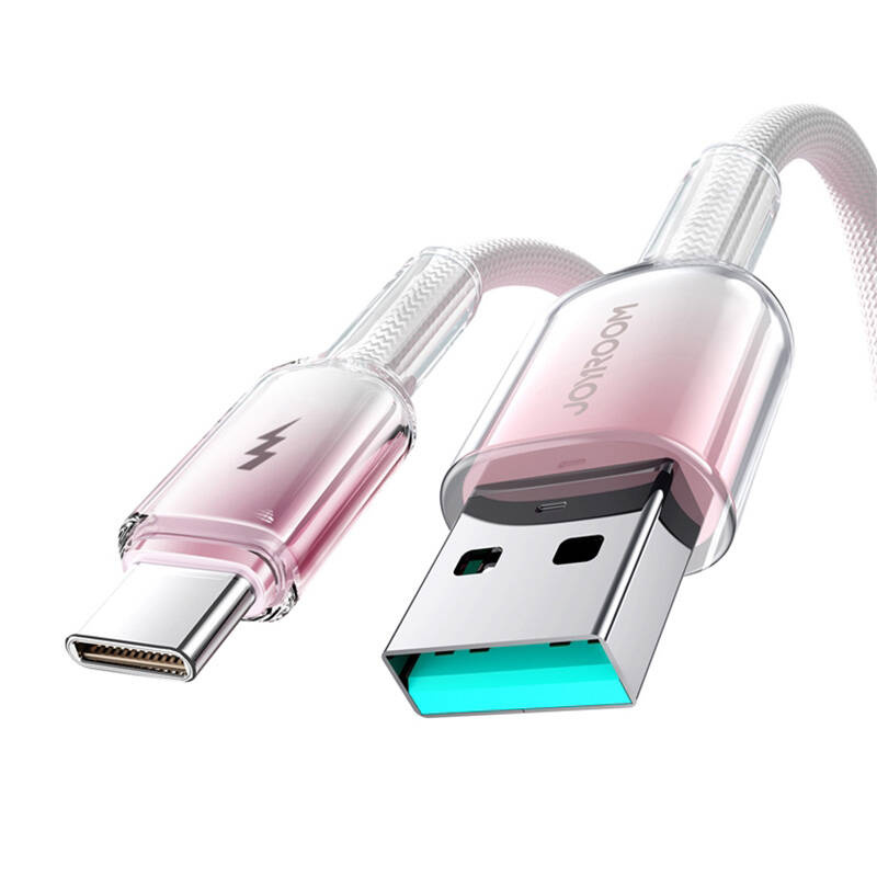 Joyroom S-A42 3A USB-A USB-C kábel 1.2m fehér Joyroom S-A42 3A USB-A USB-C kábel 1.2m fehér