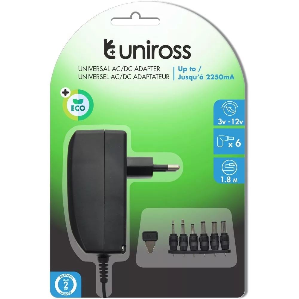 Uniross univerzális hálózati adapter (USMPS005EU)