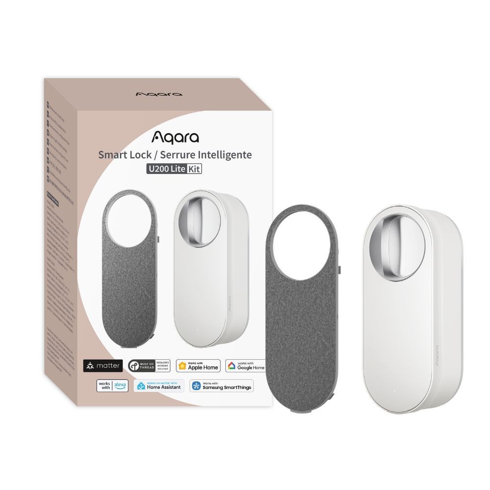 Aqara U200 LITE Smart Lock okos zár, Matter, fehér
