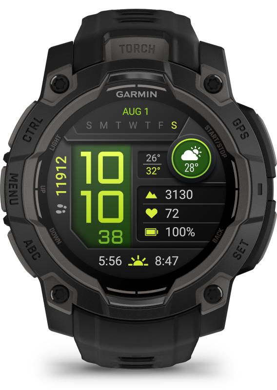 Garmin Instinct 3 45mm AMOLED okosóra Fekete