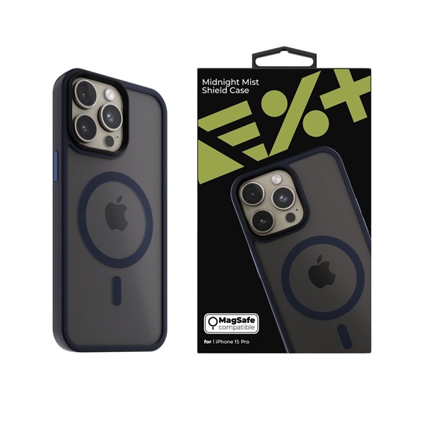 NextOne IPH-15PRO-MAGSF-MISTCASE-MN iPhone 15 Pro éjfekete szilikon MagSafe hátlap NextOne IPH-15PRO-MAGSF-MISTCASE-MN iPhone 15 Pro éjfekete szilikon MagSafe hátlap