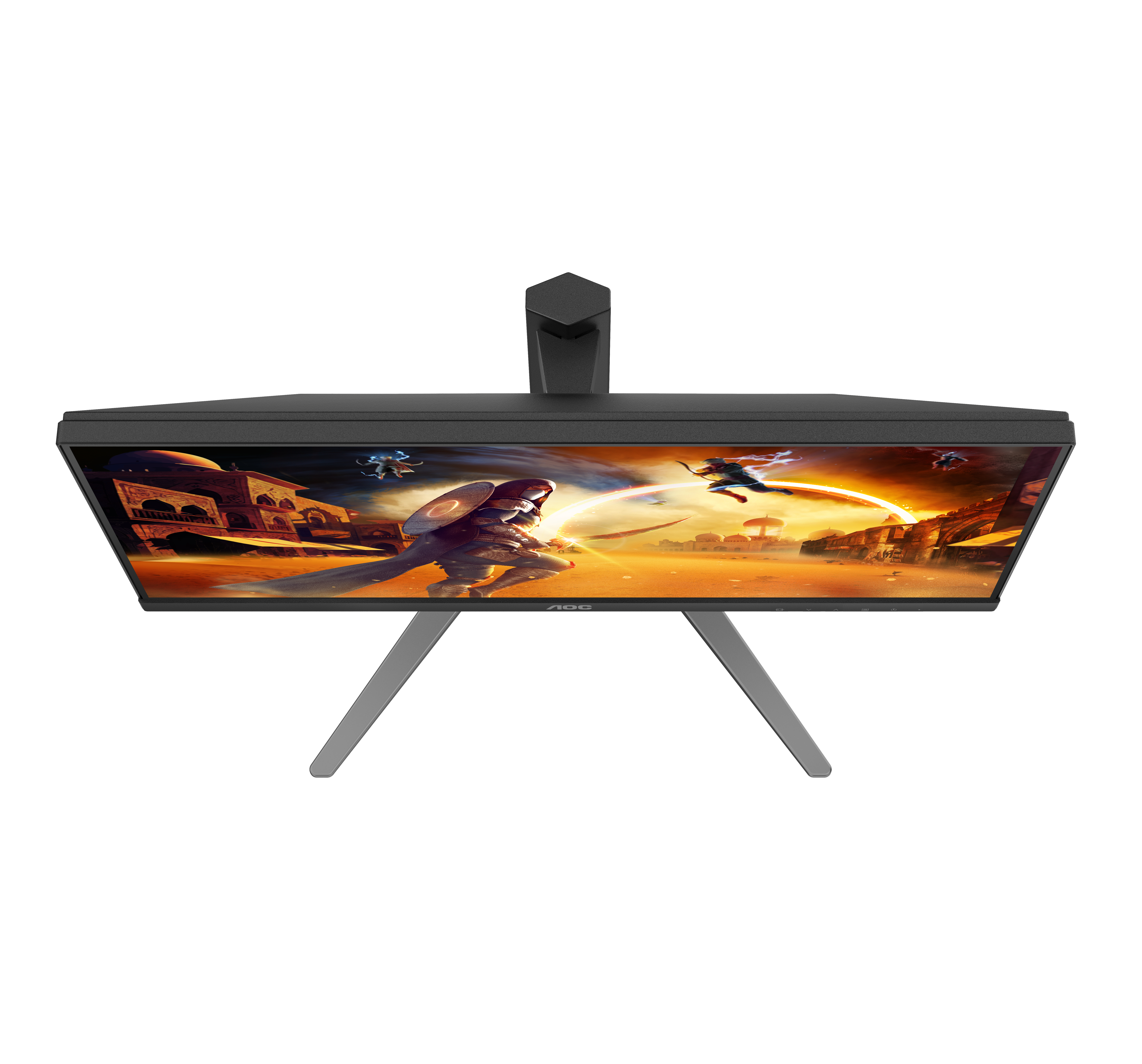 AOC 23,8" 24G4HA Monitor - 1920x1080, Full HD, LED, IPS, 200Hz, 1ms, Hangszóró, G-Sync, Pivot, Gamer, Fekete