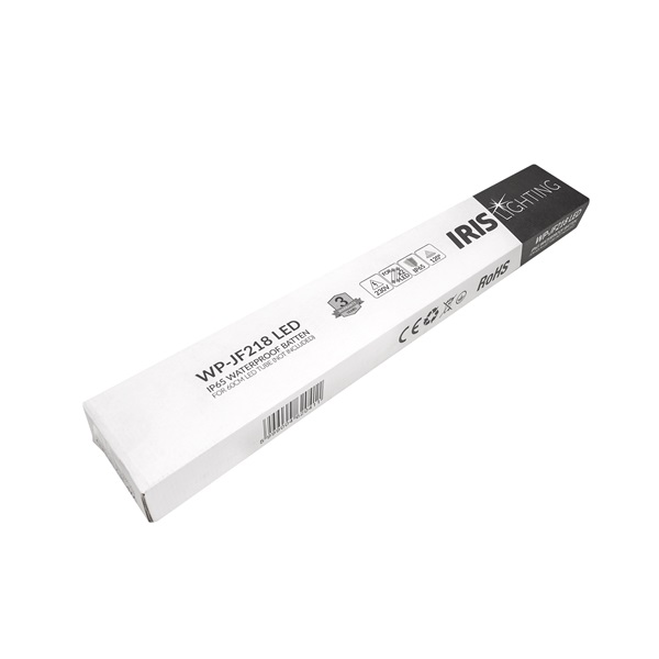 Iris Lighting JF6218 T8 LED fénycsőre előkészített por- és páramentes lámpatest IP65 60cm (WP-JF218LED)