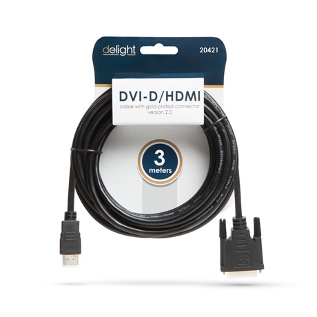 Nexus 20381 DVI - HDMI KÁBEL -3M- Nexus 20381 DVI - HDMI KÁBEL -3M-