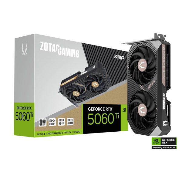 ZOTAC GAMING GeForce RTX 5060 Ti 8GB AMP GDDR7 Videókártya