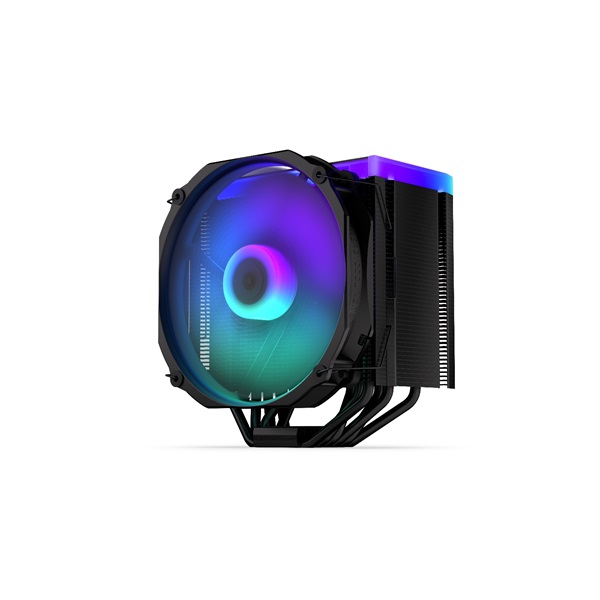 Endorfy Fortis 5 Black ARGB 14 cm, 4 pin, 6x heatpipe, PWM, TDP 220W CPU Cooler Fekete Endorfy Fortis 5 Black ARGB 14 cm, 4 pin, 6x heatpipe, PWM, TDP 220W CPU Cooler Fekete