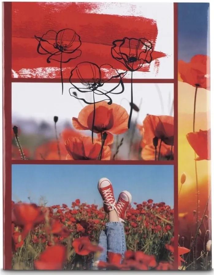 Hama Red Poppy memo album 10x15/200 (99007578)