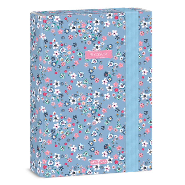 Ars Una Pearl Blossom Blue 24 (5376) A5 füzetbox Ars Una Pearl Blossom Blue 24 (5376) A5 füzetbox