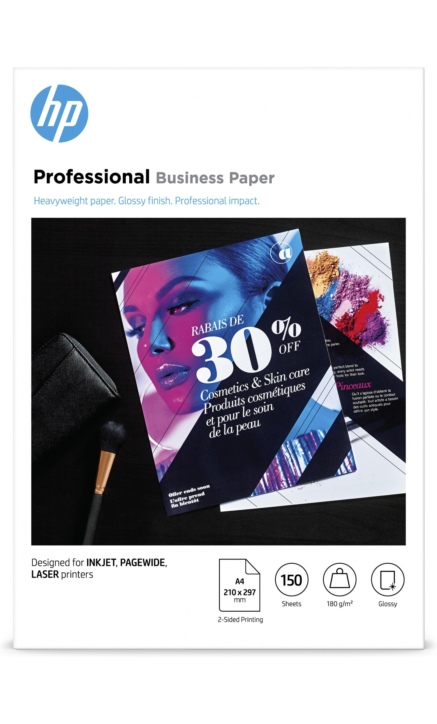HP Professzionális fényes üzleti papír  150 lap 180g Eredeti