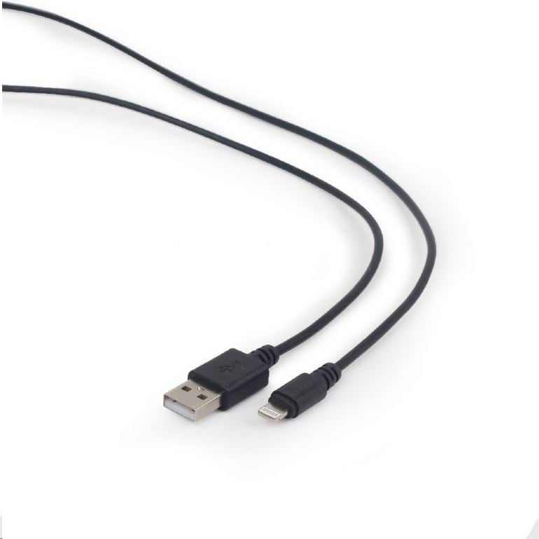 Gembird Cablexpert USB -> Lightning kábel 3m fekete (CC-USB2-AMLM-10) Gembird Cablexpert USB -> Lightning kábel 3m fekete (CC-USB2-AMLM-10)