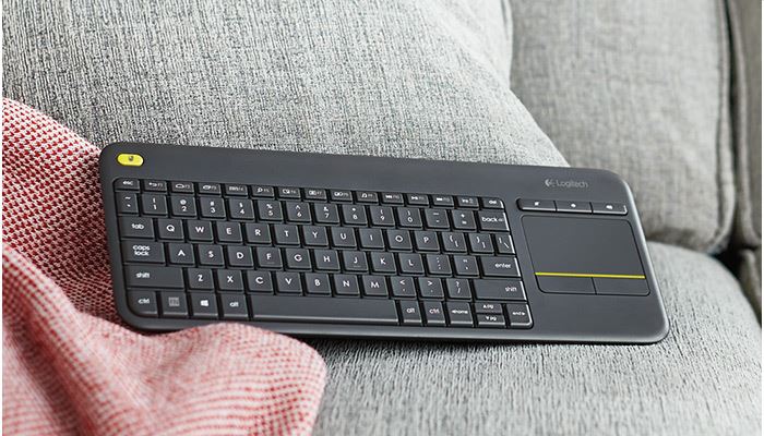 Logitech K400 Plus vezeték nélküli német billentyűzet fekete (920-007127) Logitech K400 Plus vezeték nélküli német billentyűzet fekete (920-007127)