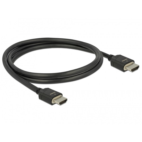 Delock 85293 Nagy sebességű 48Gbps 8K 60Hz 1m HDMI kábel Delock 85293 Nagy sebességű 48Gbps 8K 60Hz 1m HDMI kábel