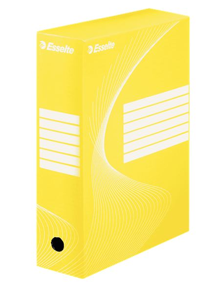 Esselte Standard archiváló doboz 100mm sárga (128423)