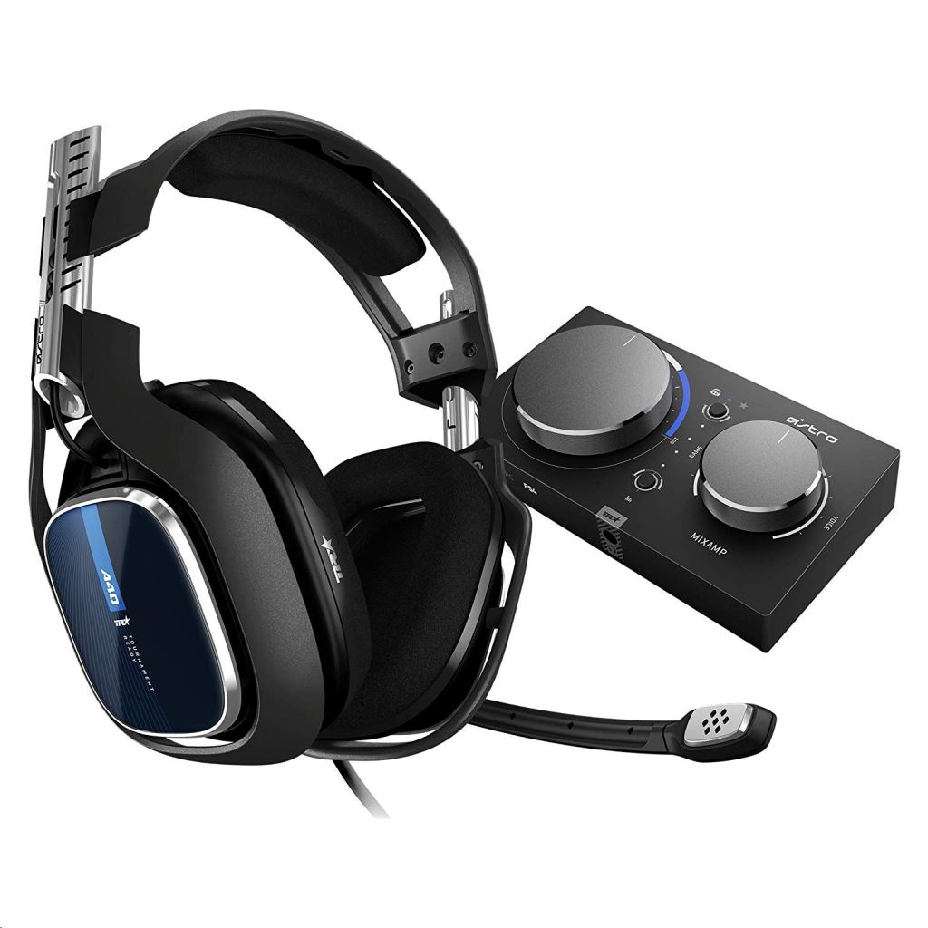 Astro A40 TR Headset + MixAmp Pro TR For PS4 & PC fekete  