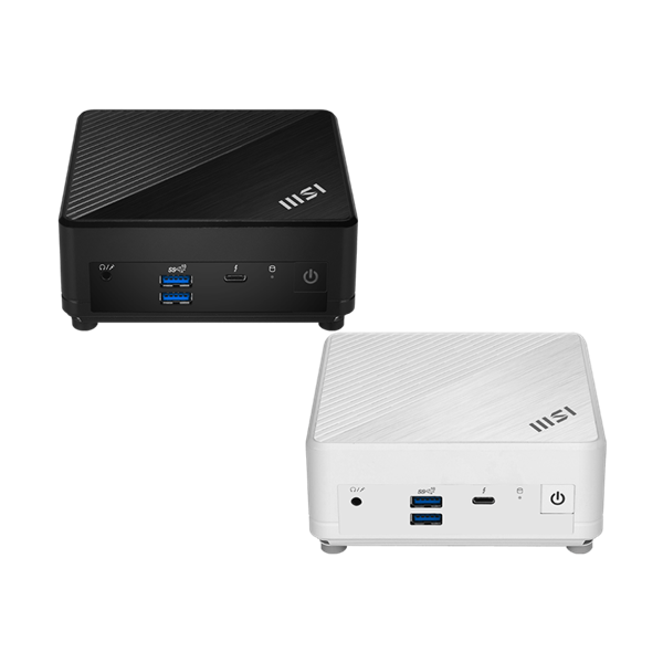 MSI Business DT Cubi 5 12M-002BEU, i5-1235U, Iris XE, M.2 NVME, 2,5" SATA, 4xUSB, Thunderbolt 4, HDMI, DP, 2xRJ45, Black