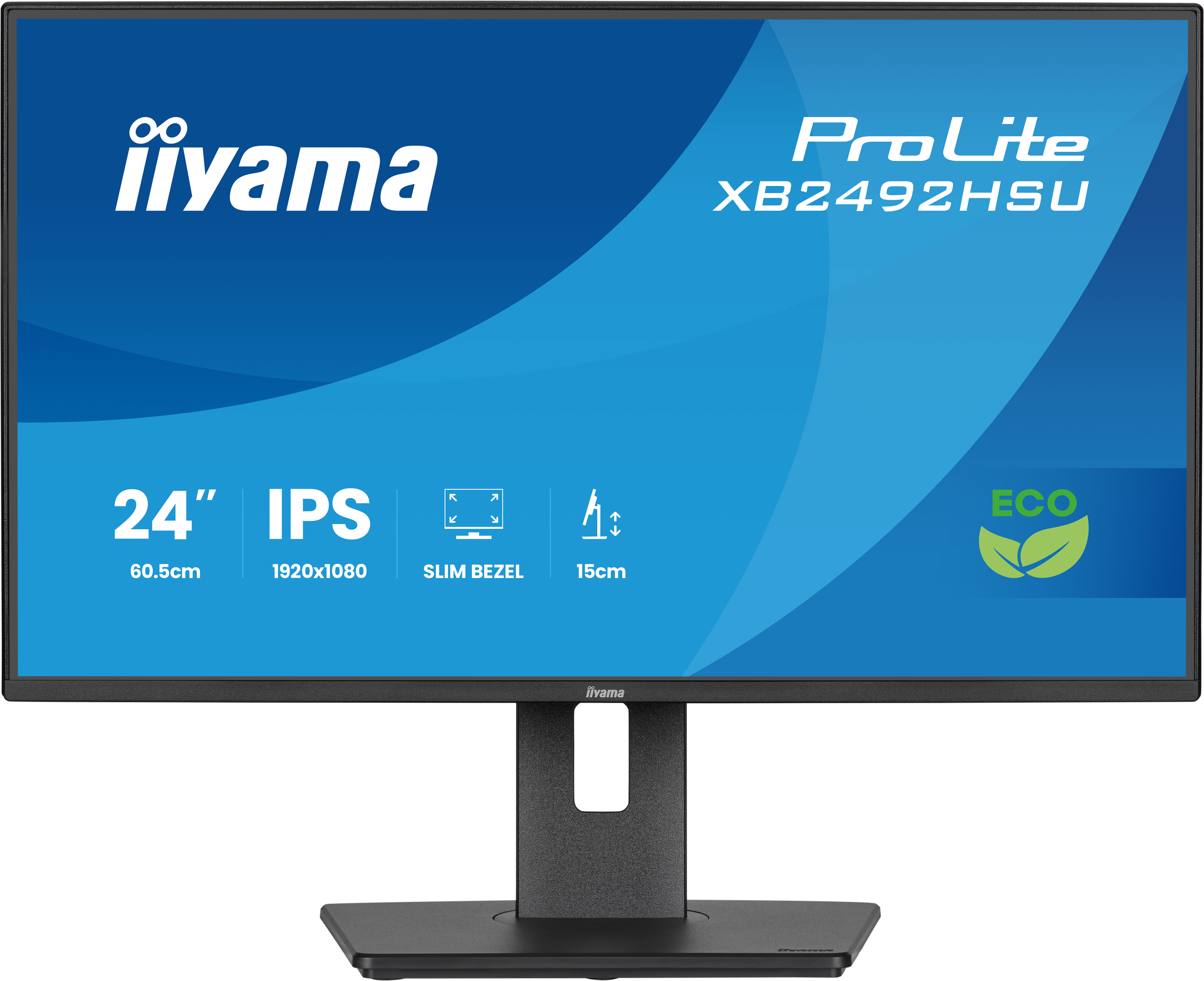 iiyama 24" ProLite XB2492HSU-B1 IPS LED Monitor - 1920x1080, Full HD, 120Hz, 3ms, Hangszóró, Fekete