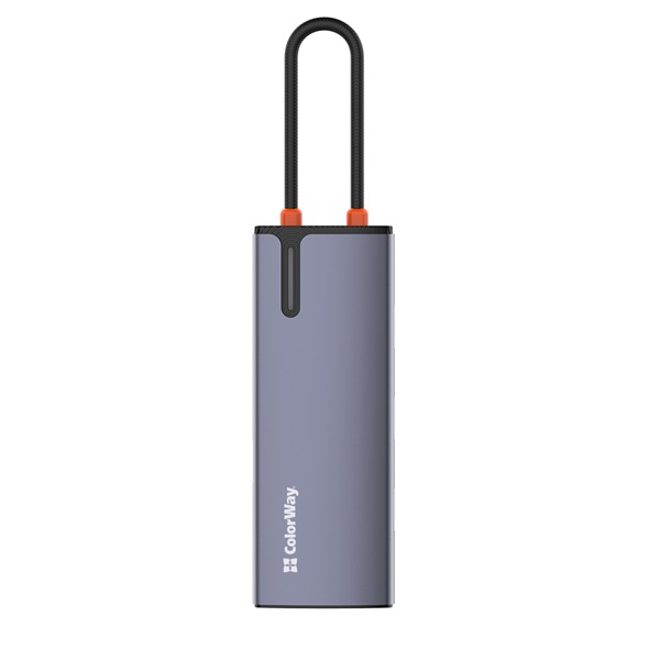 COLORWAY USB-elosztó CW-HUB03  USB-C 6-B-1 Dokkolóállomás
