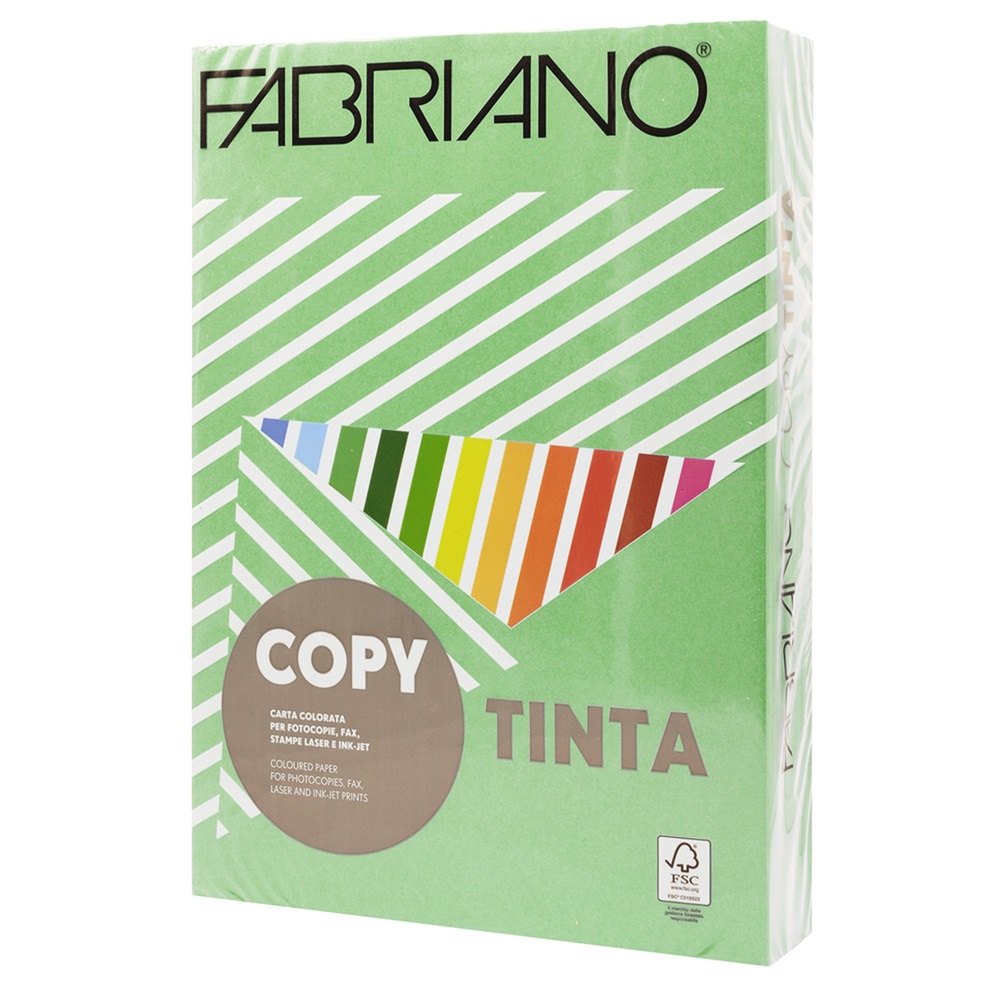 Fabriano Másolópapír, színes, A3, 80g.  CopyTinta 250ív/csomag. intenzív zöld/verde (60129742)