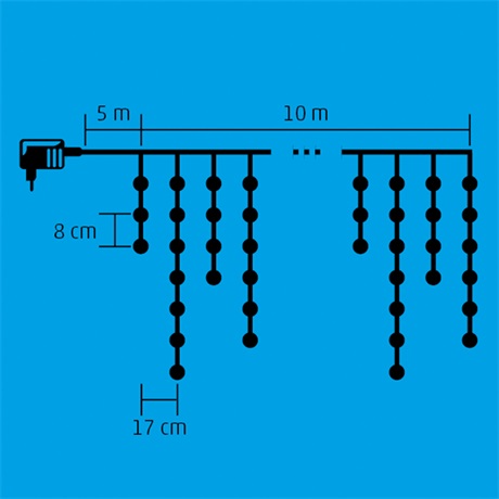 Home by Somogyi KKF 308/BL JÉGCSAP FÉNYFÜGGÖNY Home by Somogyi KKF 308/BL JÉGCSAP FÉNYFÜGGÖNY