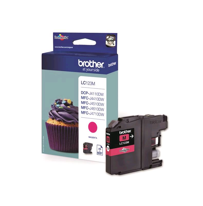 Brother LC123M magenta tintapatron Brother LC123M magenta tintapatron