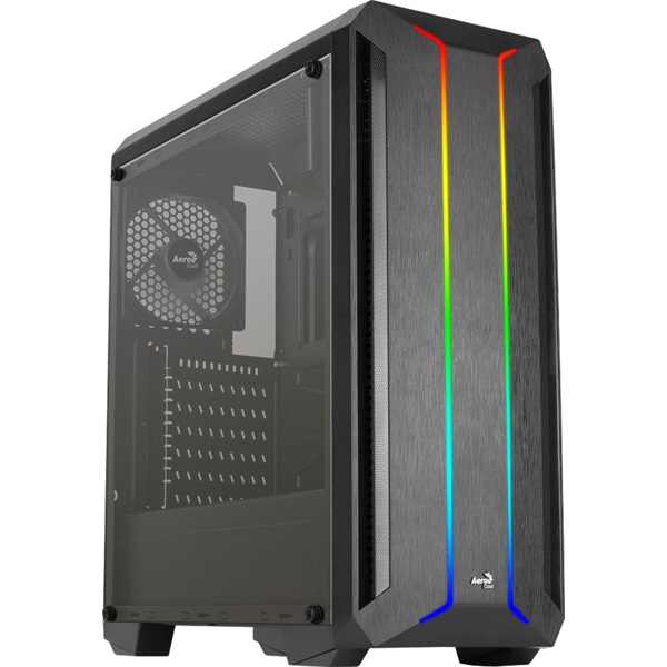 Aerocool Skyline ARGB (Skyline-A-BK-v1) táp nélküli ablakos ház fekete (ACCM-PV39012.11)