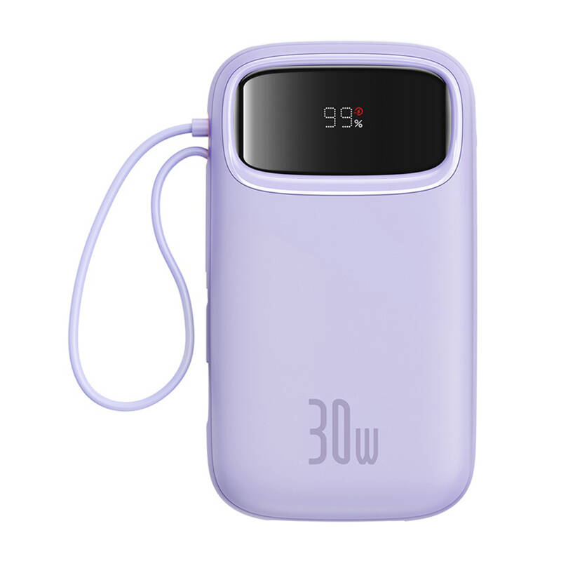 Baseus QPow 2 20000mAh 30W  2xUSB-C powerbank  Lila 