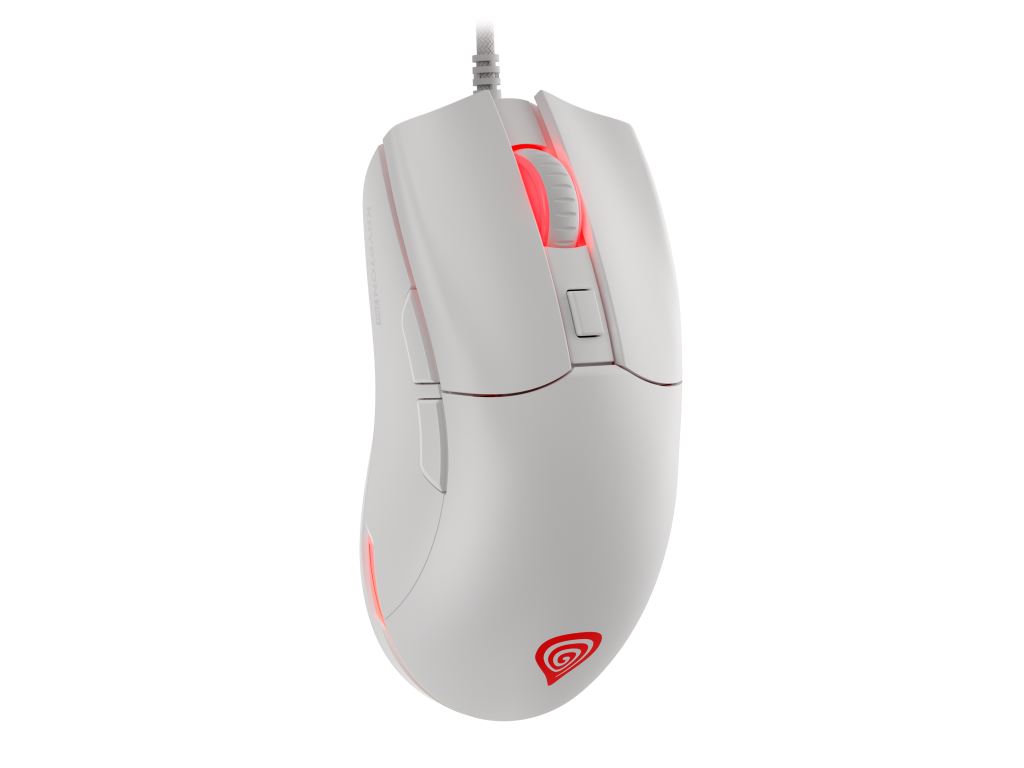Genesis Krypton 750 gaming optikai egér fehér  