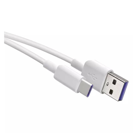 Emos SM7026 TÖLTŐ- ÉS ADATKÁBEL USB-A 2.0 / USB-C 2.0, 1,5 M, FEHÉR