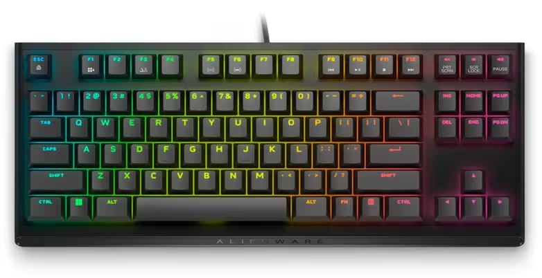 Dell AW420K Alienware Tenkeyless CHERRY MX Red US billentyűzet Dell AW420K Alienware Tenkeyless CHERRY MX Red US billentyűzet