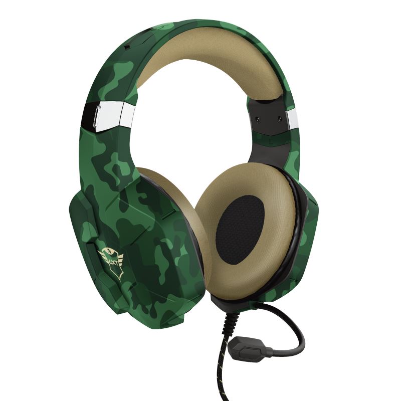 Trust GXT 323C Carus gamer headset terepszín (24319)