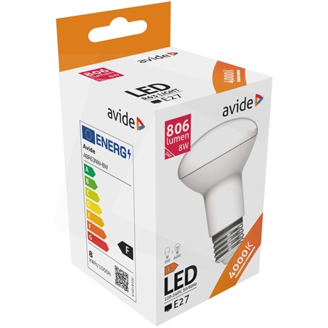 Avide ABR63NW-8W LED IZZÓ R63 8W E27 NW 4000K