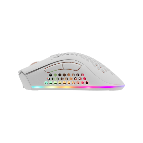 White Shark LIONEL-W WGM-5012W vezeték nélküli gamer egér fehér 