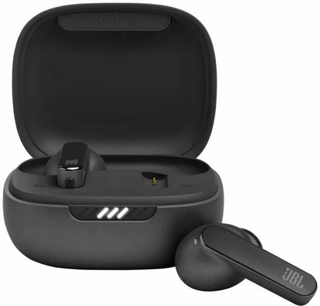 JBL Live Pro 2 TWS zajszűrős Bluetooth fülhallgató fekete(JBL-LIVEPRO2TWS-BLK)